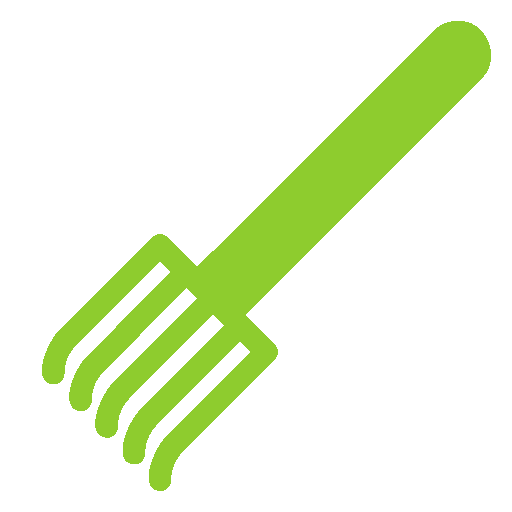 fork tool groen